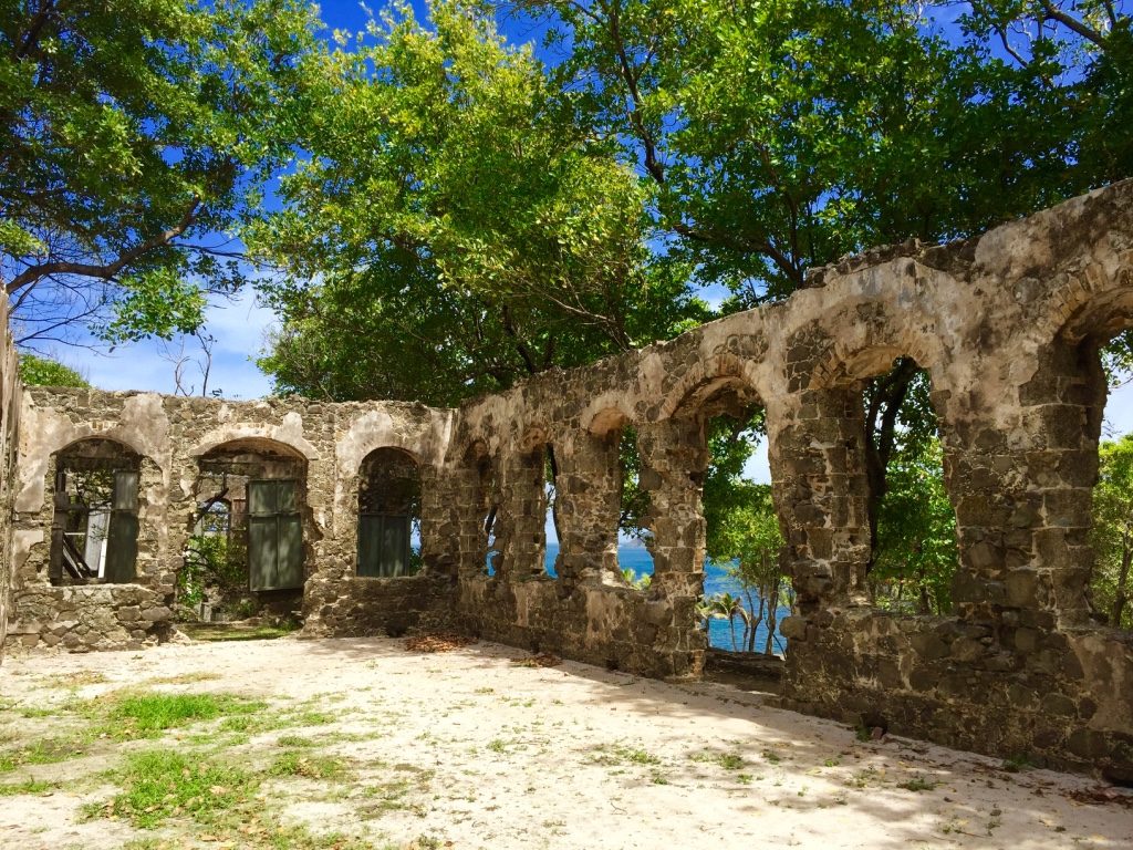 St Lucia ruins
