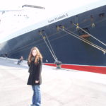 Me with the QE2
