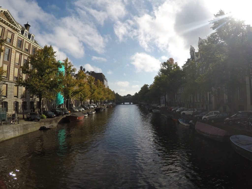 The canals of Amsterdam